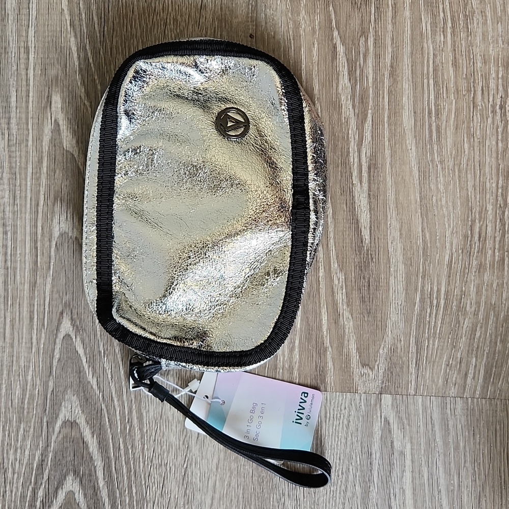 Ivivva 3 in 1 Go Bag Silver NWT